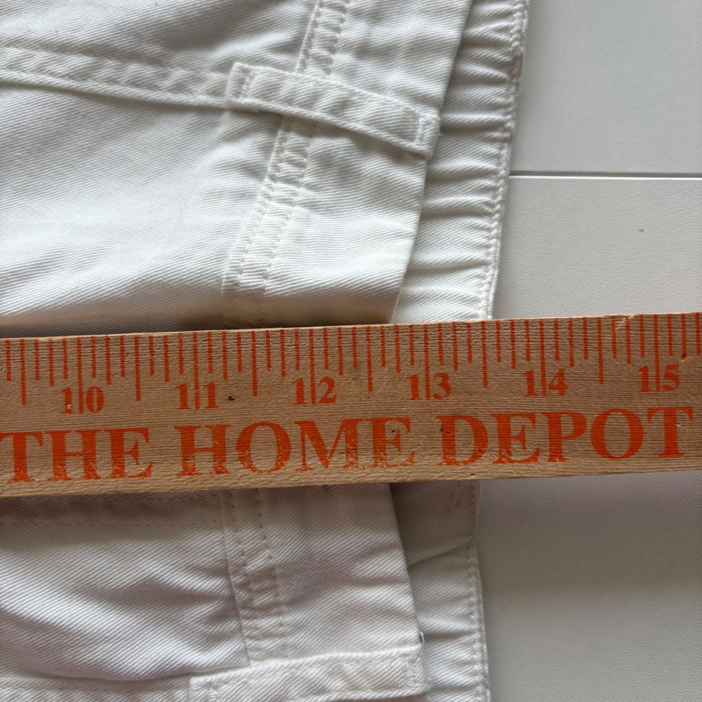 Xirena Chino Pants Womens Size Small White Cotton Utility Patch Pocket Made USA - Picture 7 of 10
